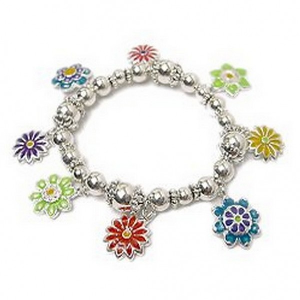 Charm Bracelet/ Flowers - BR-FB865A