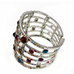 Crystal Bangle Bracelets - Multi Colors - BR-KH12122MT