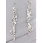 Rhinestone Vintage Necklace & Earrings Set - NE-NK0639CL