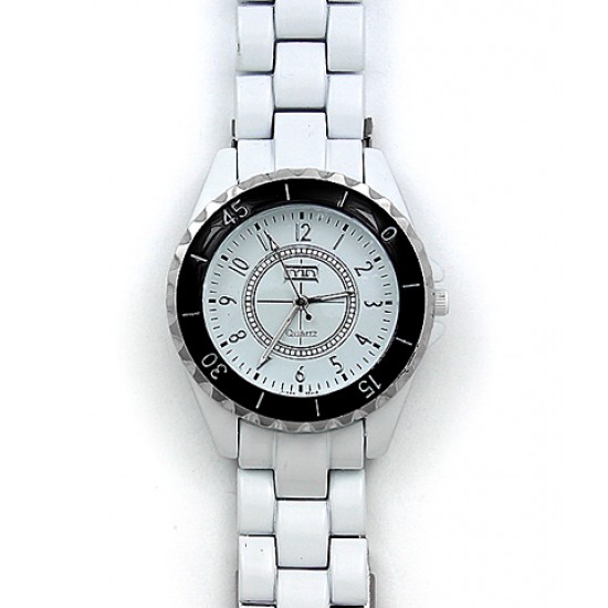 Lady Watch - Metal Band - White - WT-PG1212WT