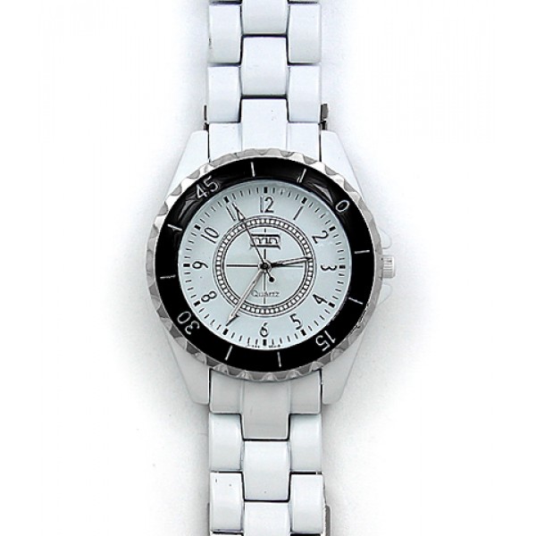 Lady Watch - Metal Band - White - WT-PG1212WT